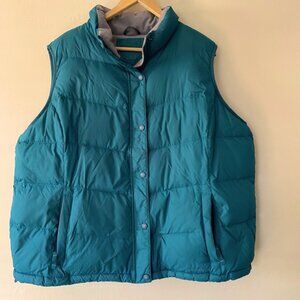 LL Bean puffer vest. Mens size XL green